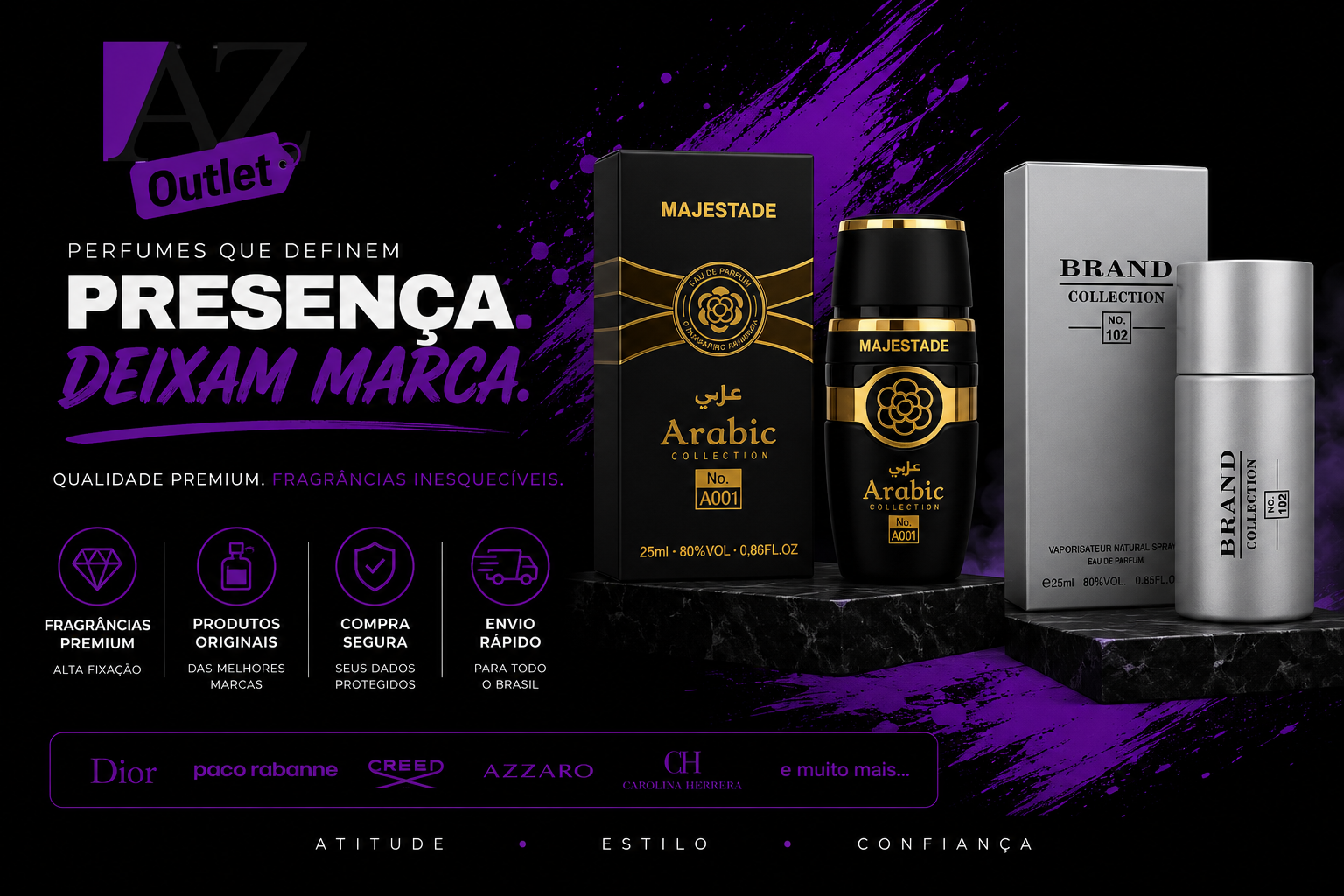 AZ Outlet — Seu estilo, suas marcas, seu momento